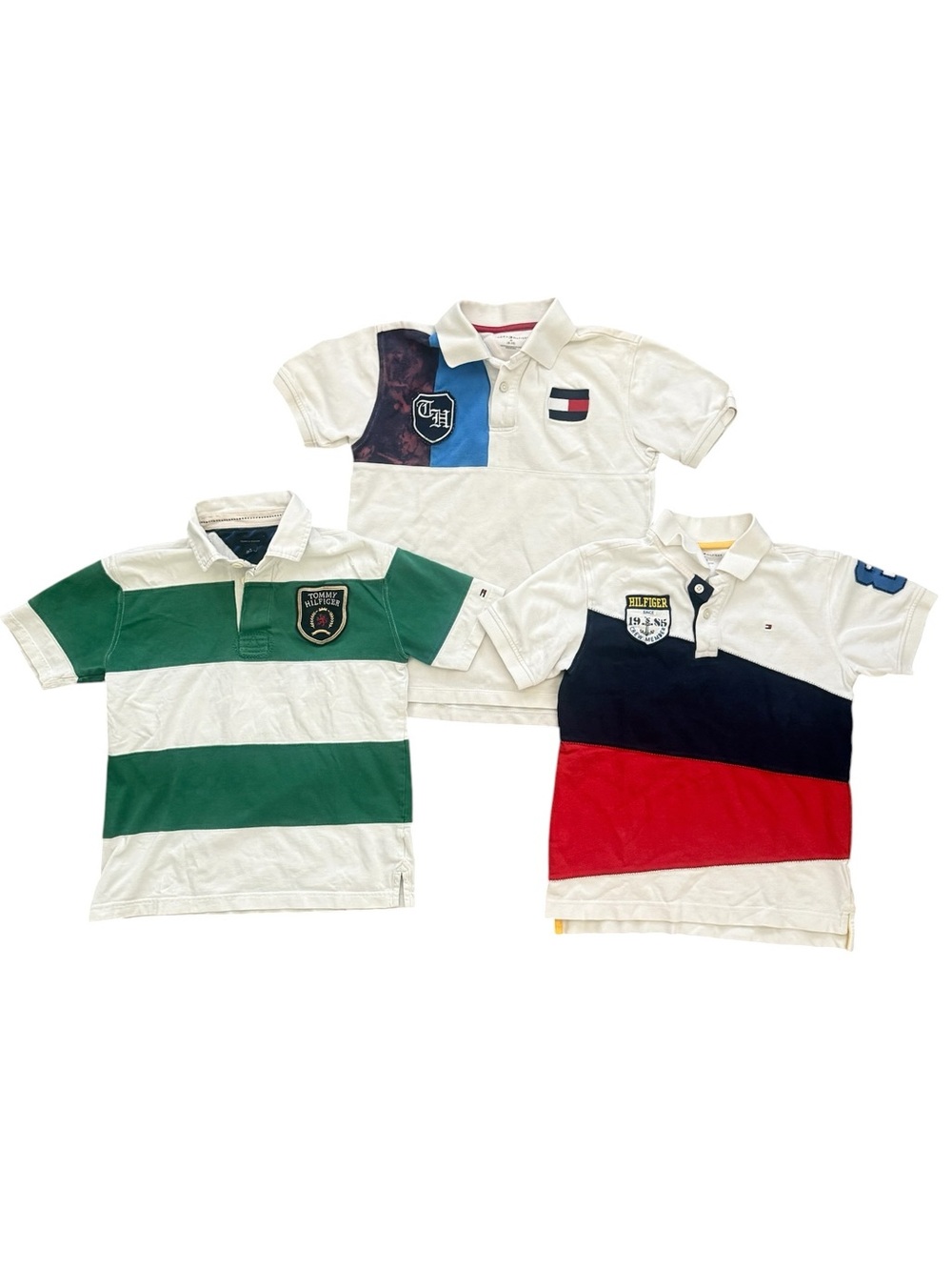 Tommy Hilfiger Boy’s Polo Collar Shirt (Bundle of 3)